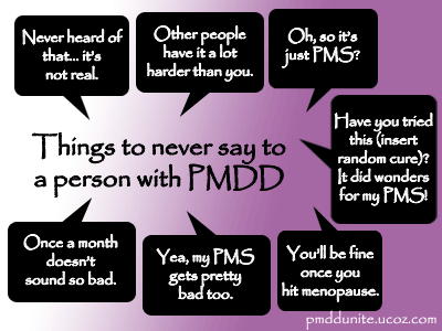 Premenstrual dysphoric disorder (PMDD)